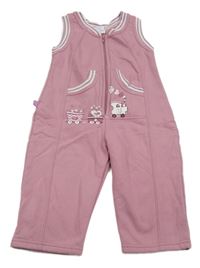 Staroružový teplákový overal s vlakem