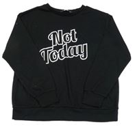 Černé triko s nápisem New Look