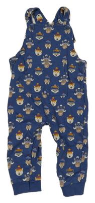 Modré na traké tepláky so zvieratkami Jojo Maman Bébé