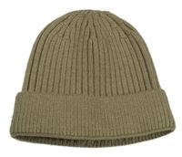 Béžová pletená čapica