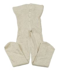 Svetlobéžové melírované pančuchy H&M