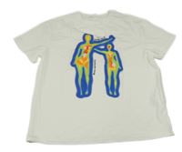 Bílé tričko s potiskem shein