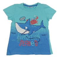 Modré tričko se žralokem Pep&Co