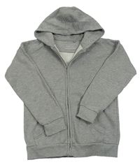 Sivá prepínaci mikina s kapucňou Primark