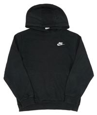 Čierna mikina s logom a kapucňou zn. Nike
