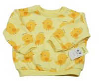 Nové - Žltá mikina s kuřátky Matalan