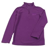 Fialová funkčná fleecová mikina Gelert