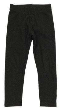 Tmavošedé zateplené legíny Nutmeg