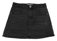 Tmavošedá riflová sukně Zara