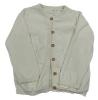 Biely vzorovaný prepínaci sveter F&F