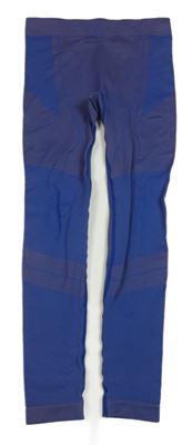 Fialovo-tmavomodré funkčné nohavice Crivit