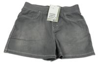 Nové - Šedé teplákové kraťasy riflového vzhledu H&M