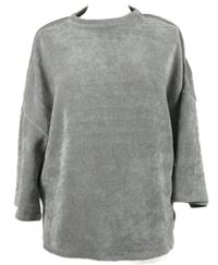 Dámsky sivý žinylkový sveter Primark