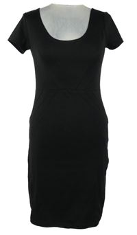 Dámske čierne púzdrové šaty Laura Scott