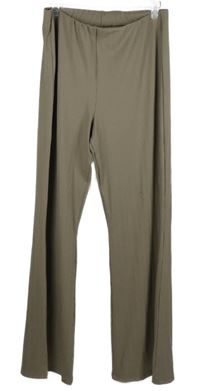 Dámské béžové žebrované palazzo kalhoty Primark 