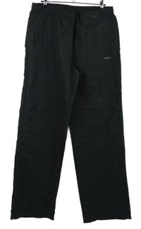 Pánské černé šusťákové kalhoty Martes 