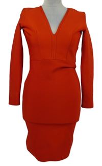 Dámské červené pletené šaty Karen Millen 