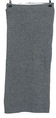 Dámska sivá vzorovaná pletená sukňa Atmosphere