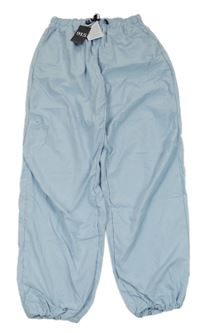 Nové - Světlemodré šusťákové kalhoty New Look
