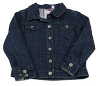 Tmavomodrá rifľová bunda Sergent major