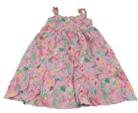 Ružové šaty s obrázkami Yigga