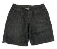 Černé riflové kraťasy C&A