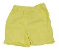 Žlté plátenné kraťasy Topolino