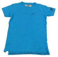 Modré tričko s kapsičkou Garcia Jeans