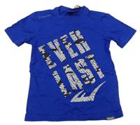 Modré tričko s logom Everlast