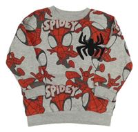 Sivá mikina so Spidermanem Marvel