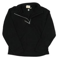 Čierna fleecová funkčná mikina Mountain Warehouse