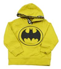Žltá mikina s Batmanem a kapucňou