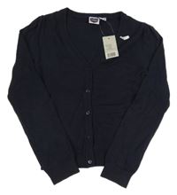 Nové - Tmavomodrý prepínaci sveter