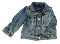 Modrá rifľová bunda Next