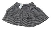 Nové - Čierno-biela pruhovaná sukňa Primark