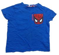 Modré tričko so Spider-manem Marvel
