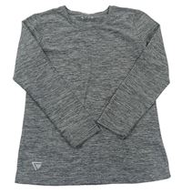 Sivé melírované športové tričko Tchibo