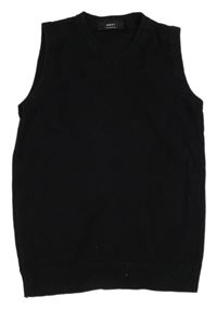 Čierna svetrová vesta Next