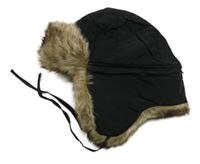 Černá šusťáková zateplená beranice Heatlocker