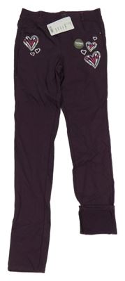 Nové - Lilkové tregíny so srdiečkami a flitrami Kids