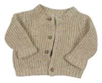 Béžovo-farebný rebrovaný prepínaci sveter Next