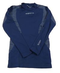 Tmavomodré funkčné spodné tričko Decathlon