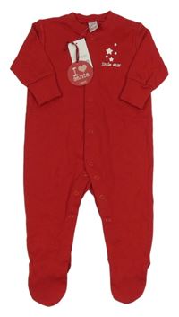 Nové - Červený overal s hvězdičkami Next 