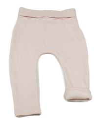 Světlerůžové zateplené tepláky Nutmeg