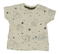 Smetanové tričko s Dumbem Disney