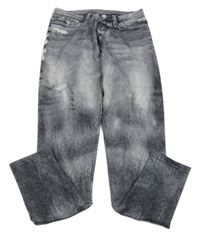 Šedé legíny riflového vzhledu Y.F.K.