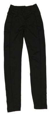 Černé sportovní legíny Shein