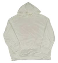 Biela mikina s mašlou a kapucňou Shein