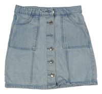 Svetlomodrá rifľová prepínaci sukňa Denim Co.