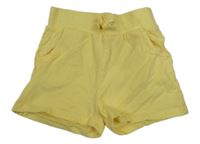 Žlté bavlnené kraťasy George